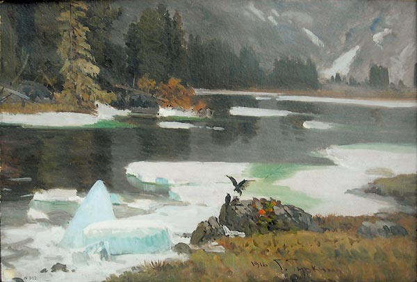 Г.И. Чорос-Гуркин. Озеро Каракол. 1916